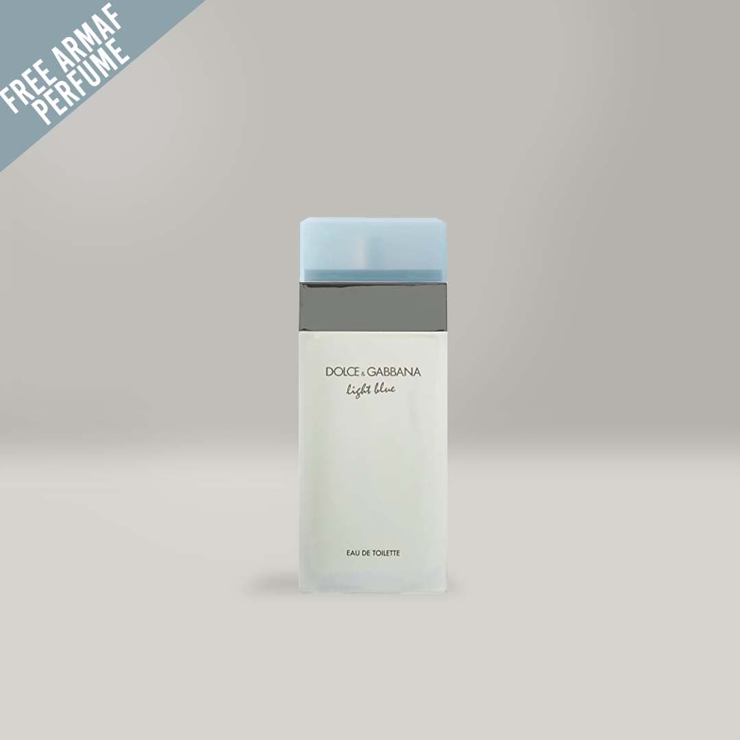 D&G LIGHT BLUE 3.4 Oz Eau De Toilette Bundle Deal For Women