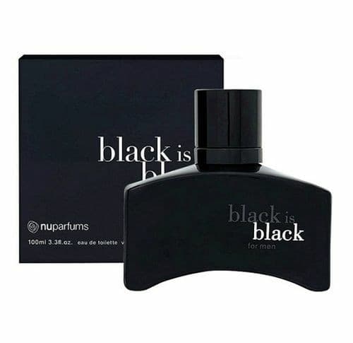 Black Is Black By Nuparfums 3.3Oz Eau De Toilette For Men