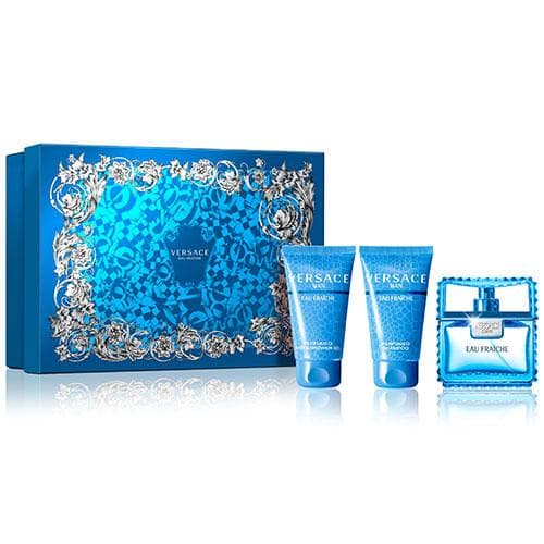 VERSACE FRAICHE 3 Piece Gift Set For Men