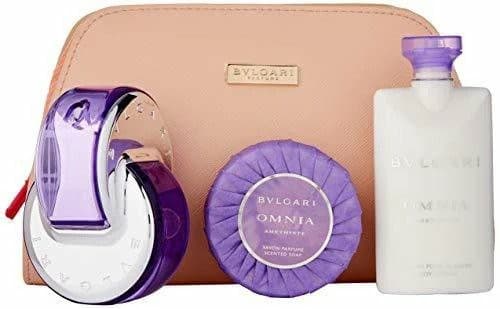 Omnia Amethyste By Bvlgari 4 Piece Gift Set For Women