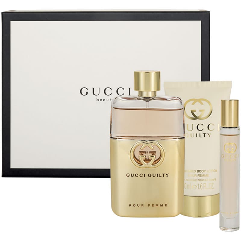 GUCCI GUILTY FEMME 3 Piece Gift Set For Women