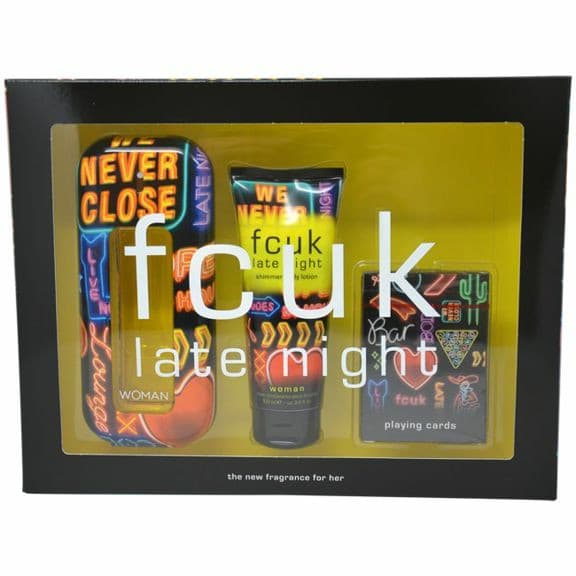 Fcuk Late Night By French Connection 3 Piece Gift Set For Women