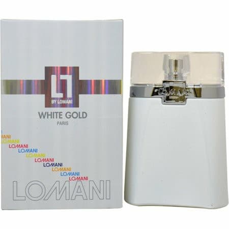 White Gold By Lomani 3.4Oz Eau De Toilette For Men