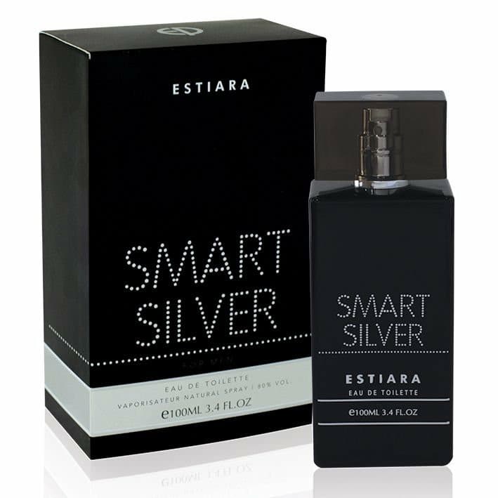 Estiara Smart Silver 3.4Oz Eau De Toilette For Men