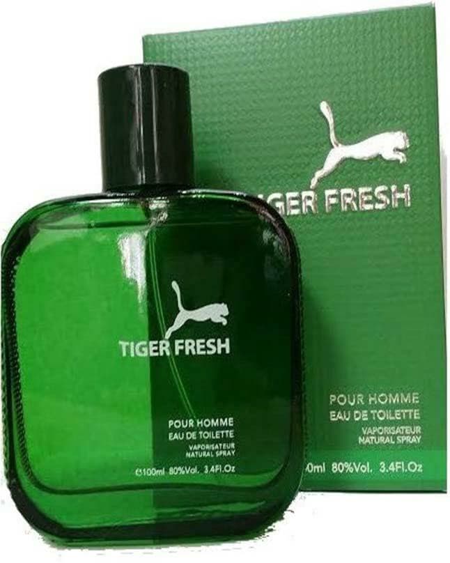 Tiger Fresh 3.4Oz Eau De Toilette For Men