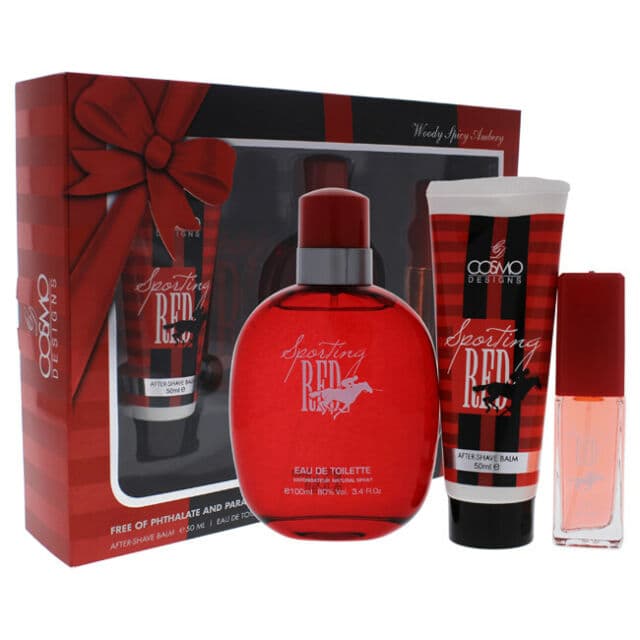 COSMO SPORTING RED GiftSet For Men