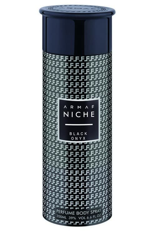 ARMAF NICHE BLACK ONYX 6.6Oz Body Spray for Men