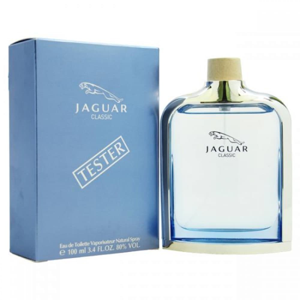 JAGUAR BLUE 3.4Oz Eau De Toilette Spray Tester BOX for Men