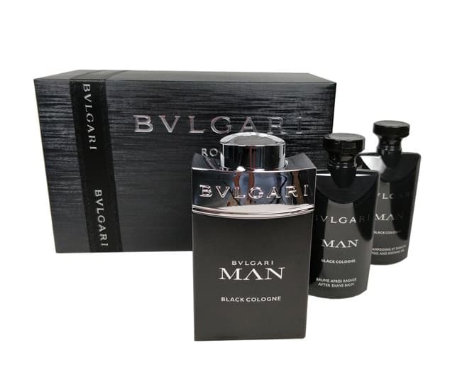 BVLGARI BLACK COLOGNE 4 Pieces Gift Set for Men