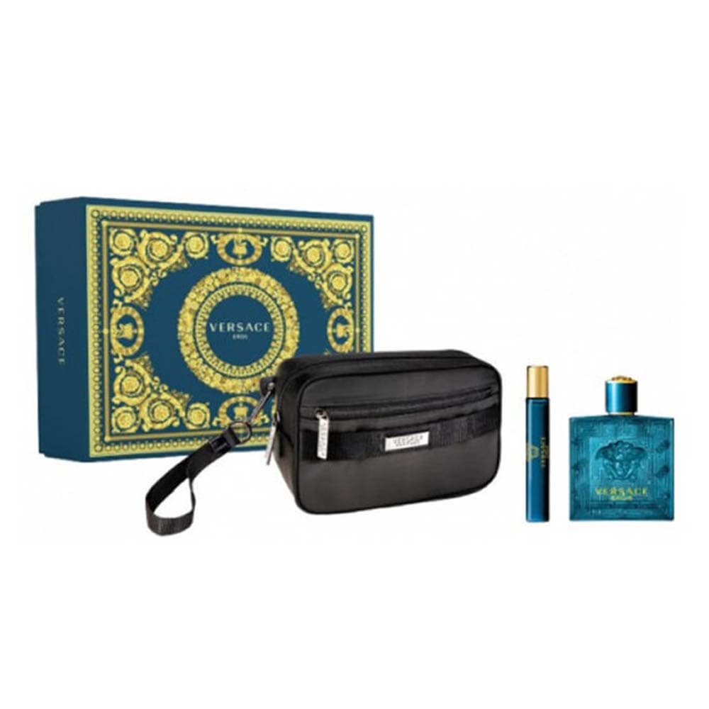 VERSACE EROS 3 Piece Gift Set For Men