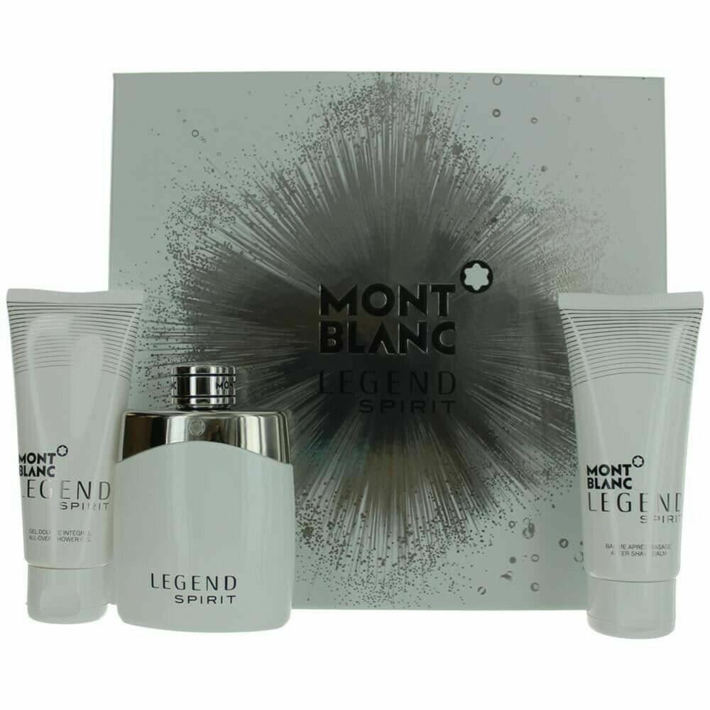Mont Blanc Legend Spirit By Mont Blanc 3 Piece Gift Set For Men