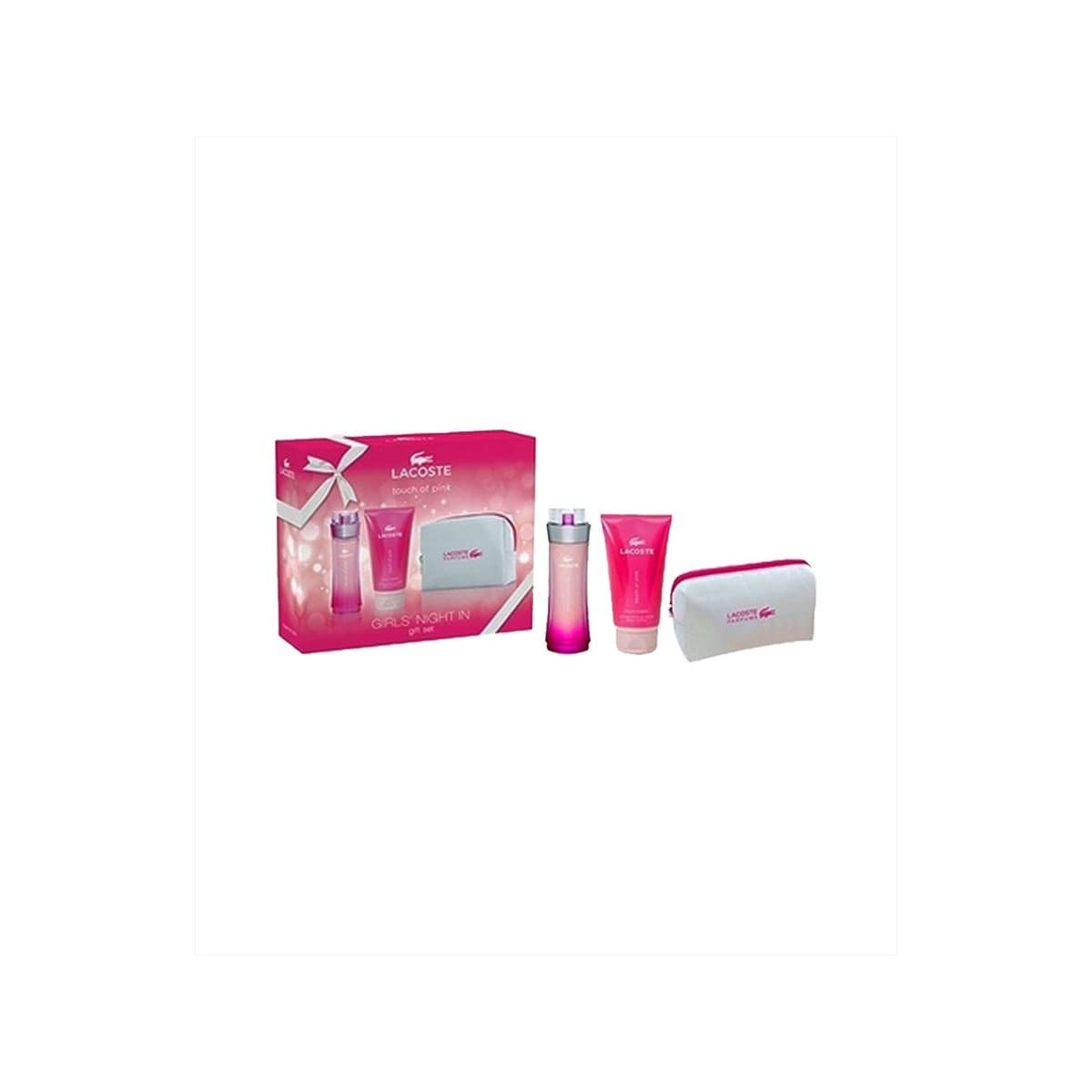 Lacoste Pink 3 Piece Gift Set For Women