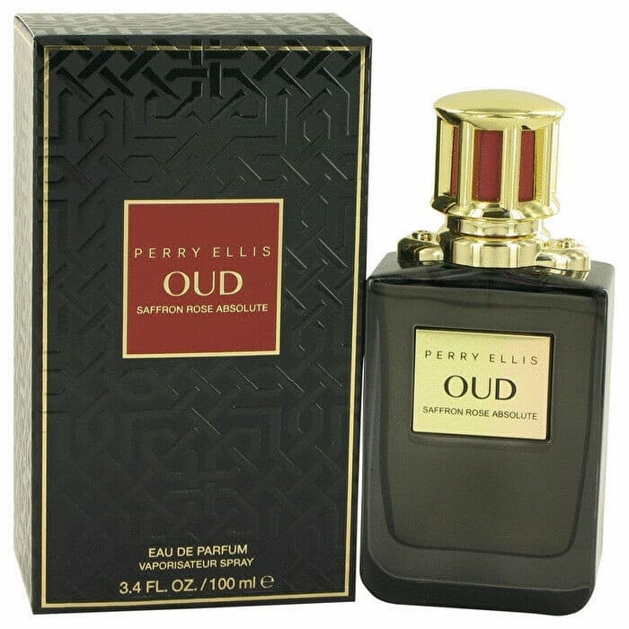 Perry Ellis Oud Safron Rose 3.4Oz Eau De Parfum For Men