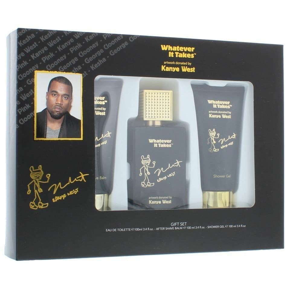 Whatever It Takes Cologne By Kanye West 3 Piece Gift Set For Men