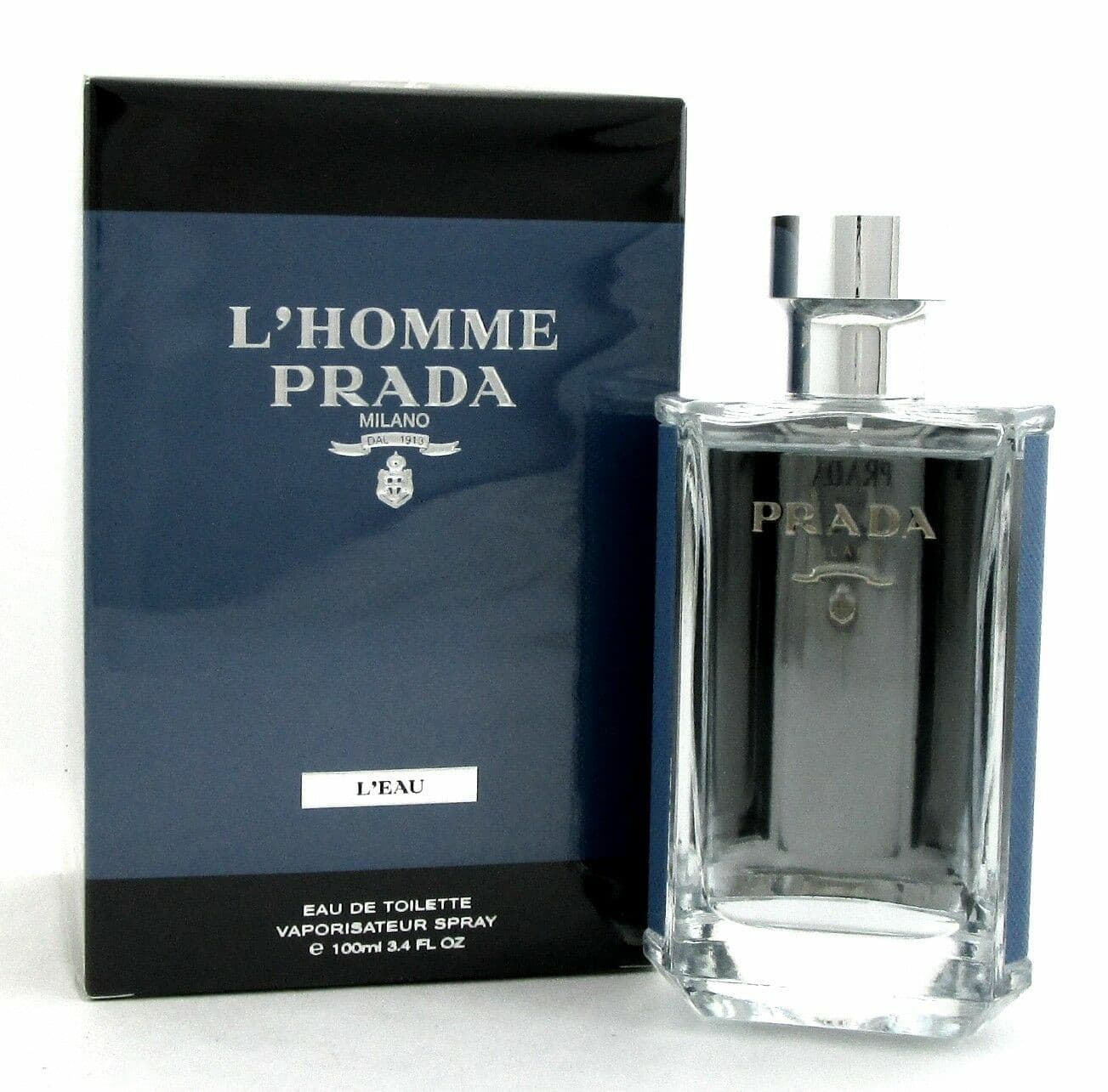 Prada L'Homme L'Eau 3.4Oz Eau De Toilette For Men