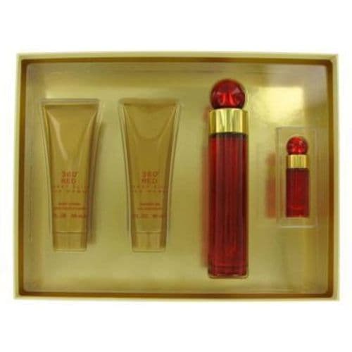 360 Red by Perry Ellis 4pc 3.4oz Gift Set Women