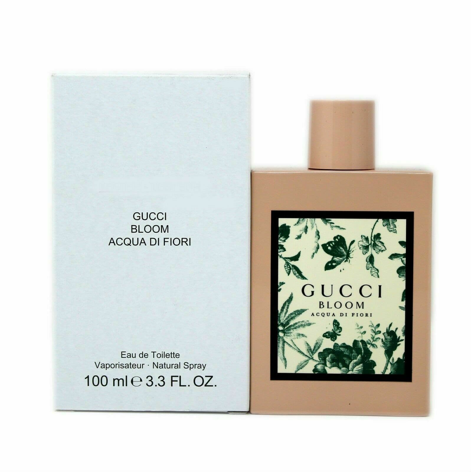 Gucci Bloom Acqua Di Fiori 3.3Oz  Eau De Toilette Tester For Women