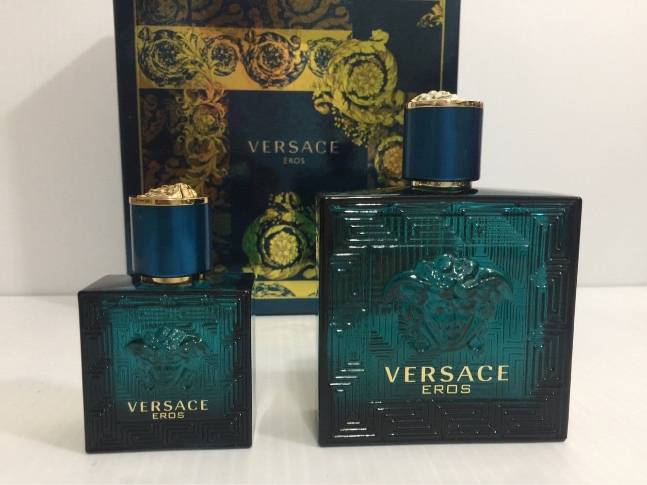VERSACE EROS 3.4 Oz and 1.0 Oz gift set For Women