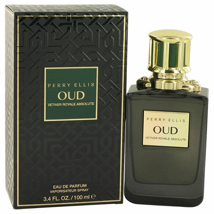 Perry Ellis Oud Vetiver 3.4Oz Eau De Parfum For Men