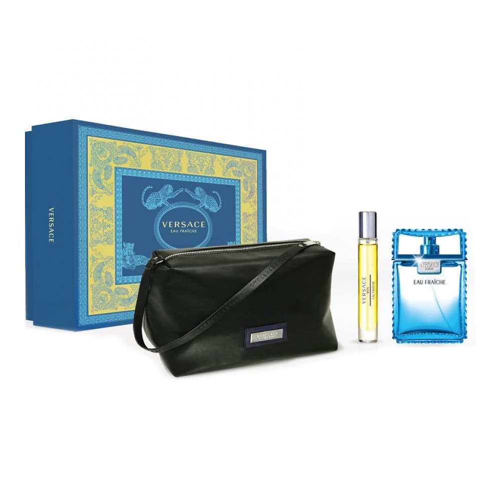 VERSACE FRAICHE 3 Piece Gift Set For Men