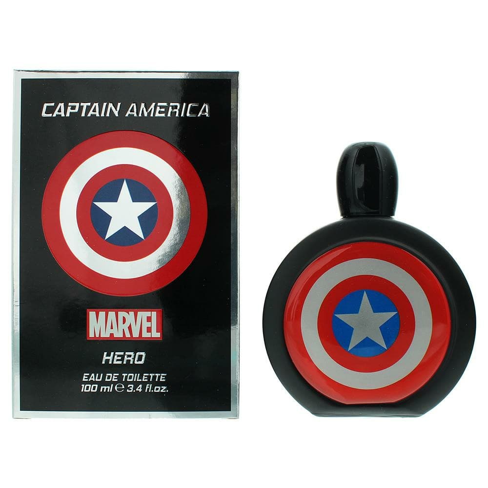 Marvel Captain America Hero 3.4Oz Eau De Toilette For Kids