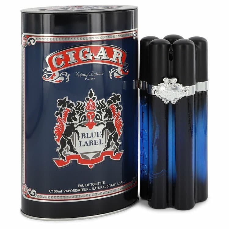 Remy Latour Cigar Blue Label 3.3Oz Eau De Toilette For Men