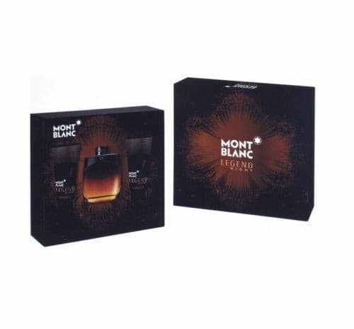 Mont Blanc Legend Night 3 Piece Gift Set For Men