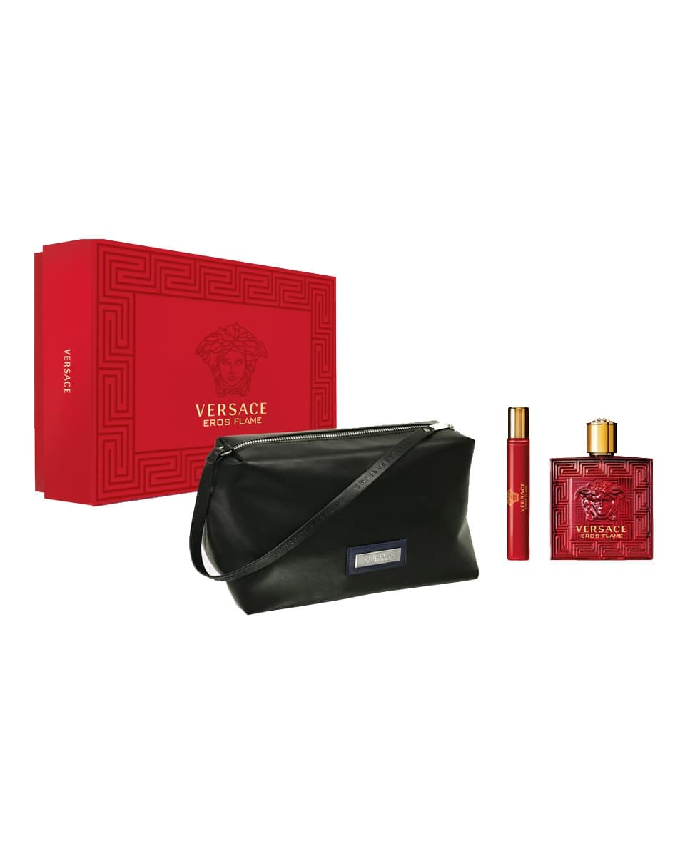 VERSACE FLAME 3 Piece Gift Set For Men