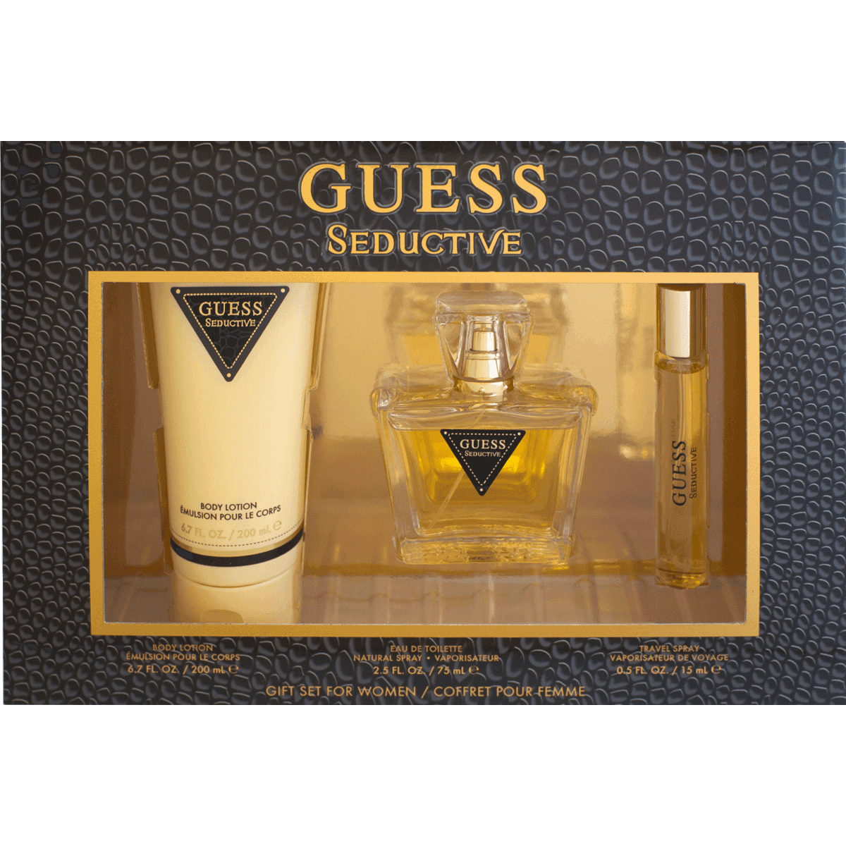 GUESS SEDUCTIVE 3.4/6.7B/.5 Gift Set For Women