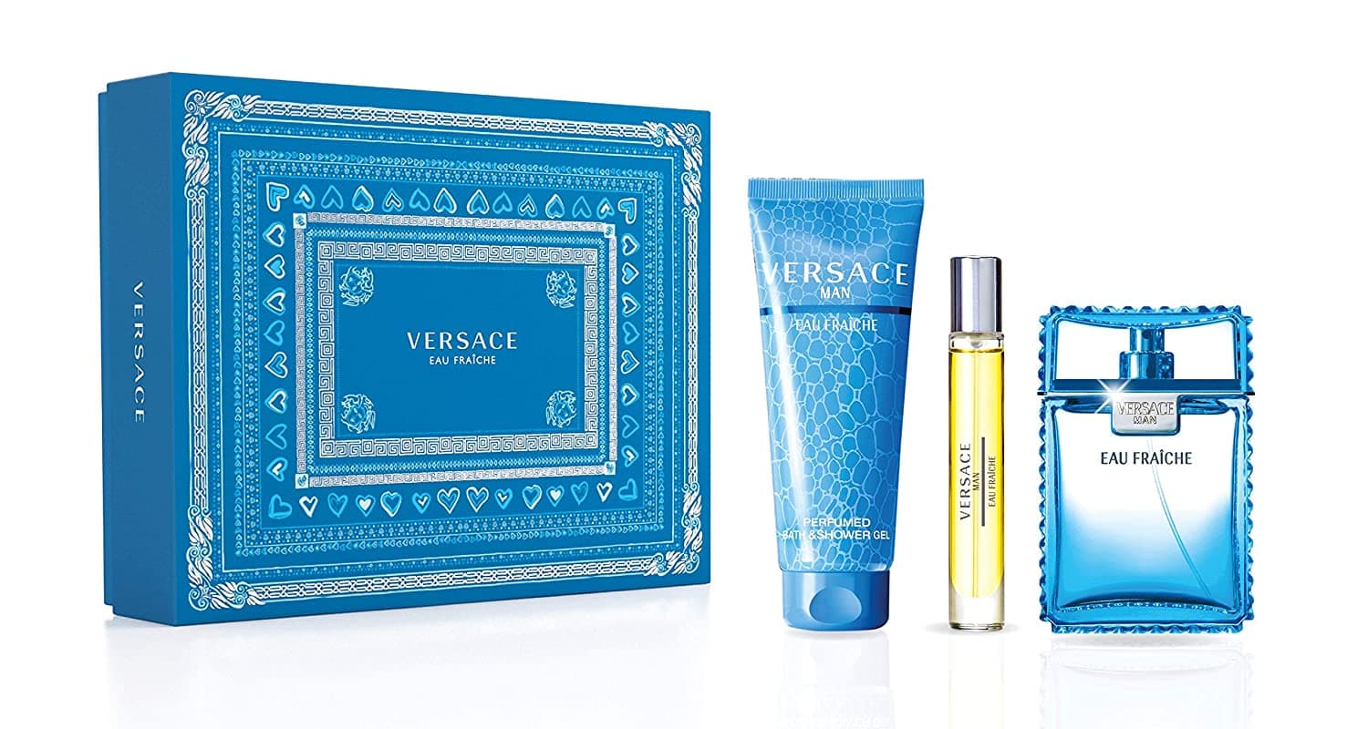 VERSACE FRAICHE 3 Piece Gift Set For Men