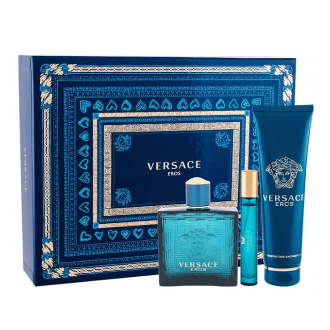 VERSACE EROS 3 Piece Gift Set For Men