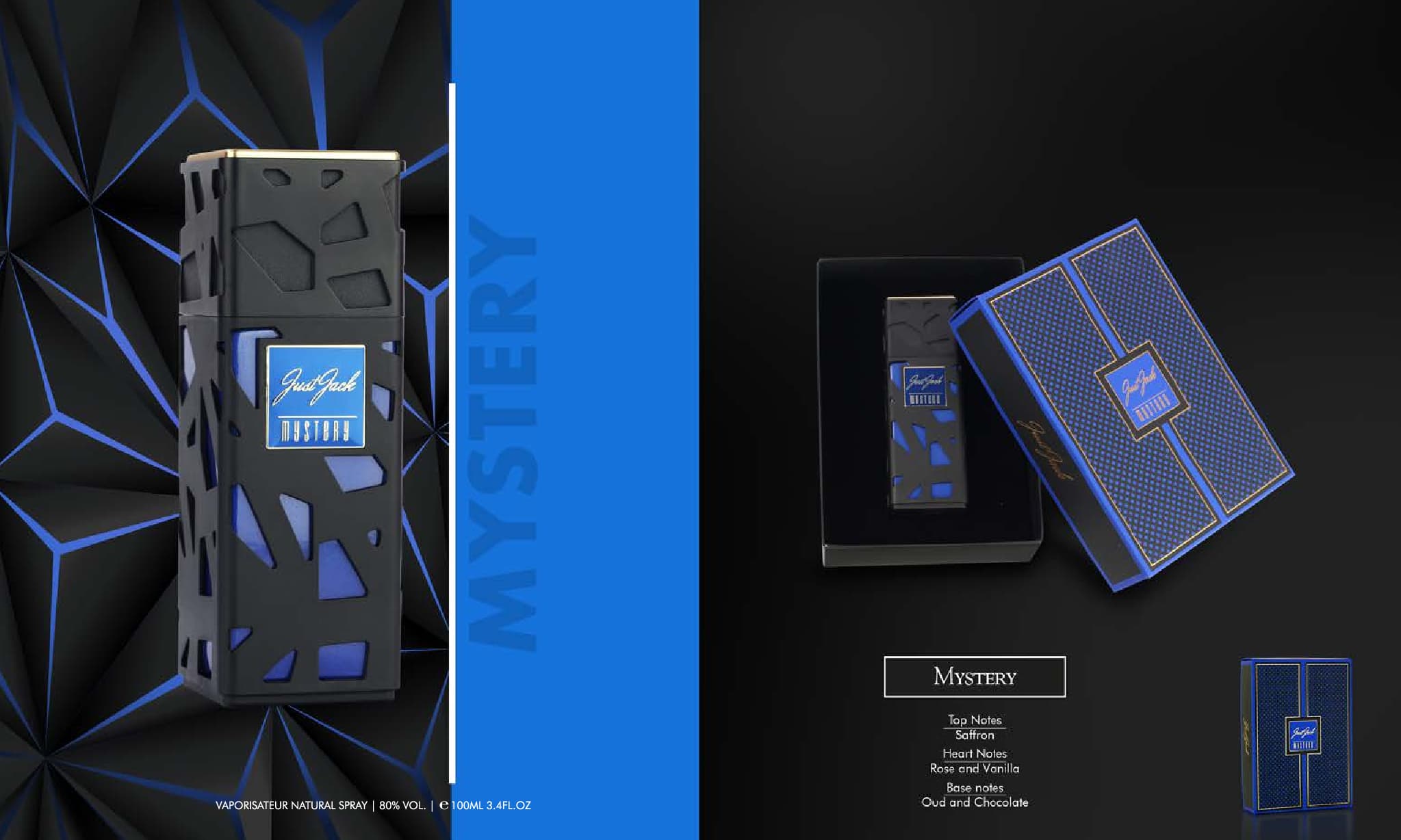 JUST JACK MYSTERY 3.4Oz for Men