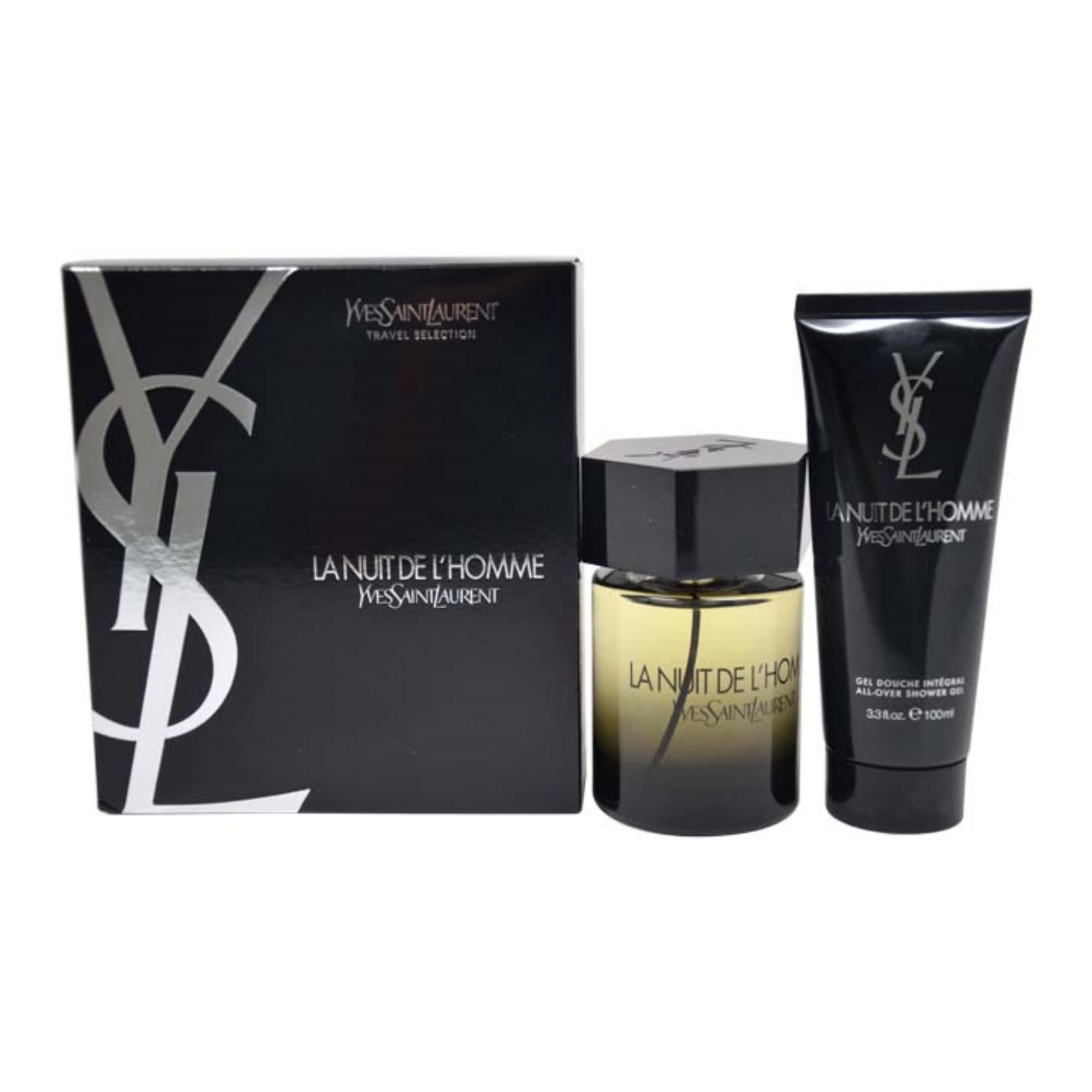 YSL LA NUIT 3.3Oz +3.4Oz SG- Gift Set for Men