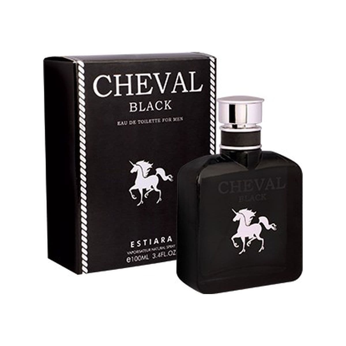 Cheval Black 3.4Oz Eau De Toilette For Men