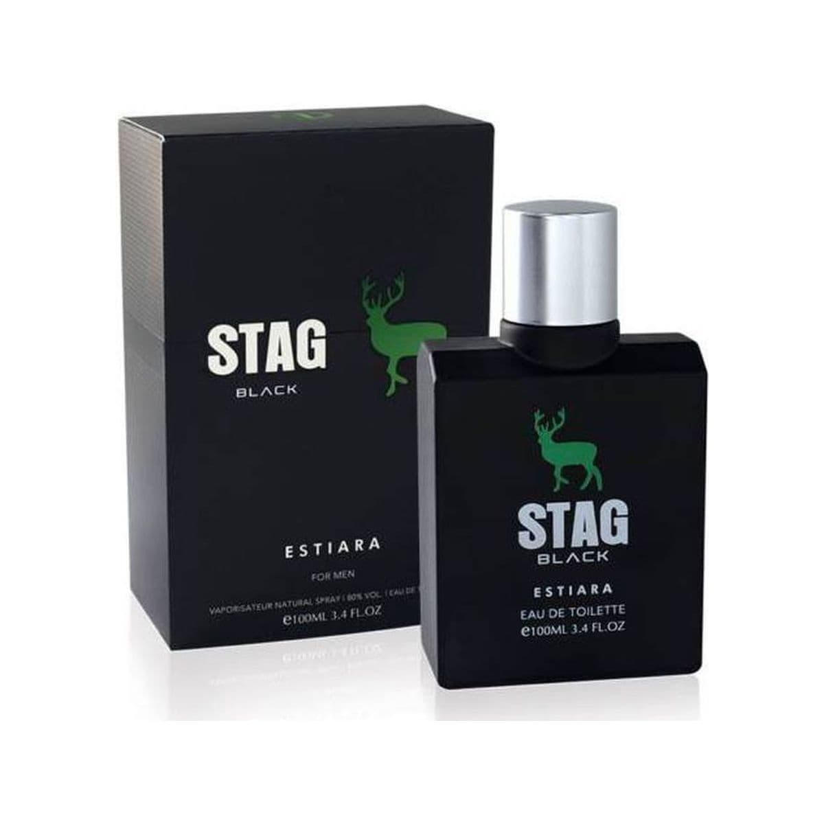 Estiara Stag Black 3.4Oz Eau De Toilette For Men
