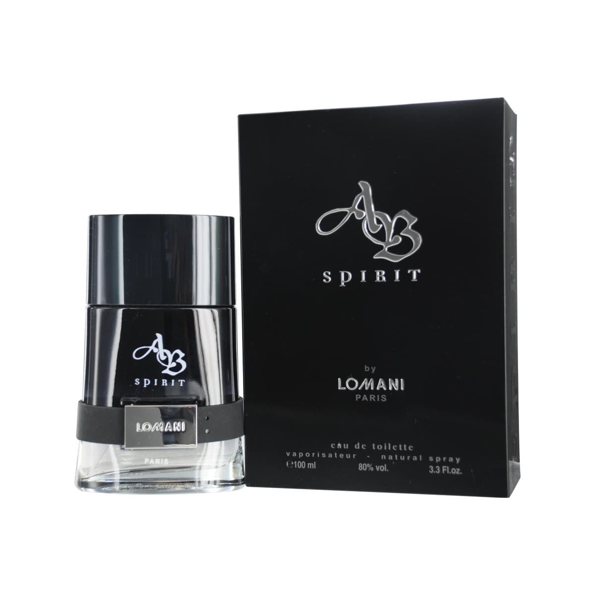 Lomani Abspirit(Black)Classic 3.3Oz Eau De Toilette Spray For Men