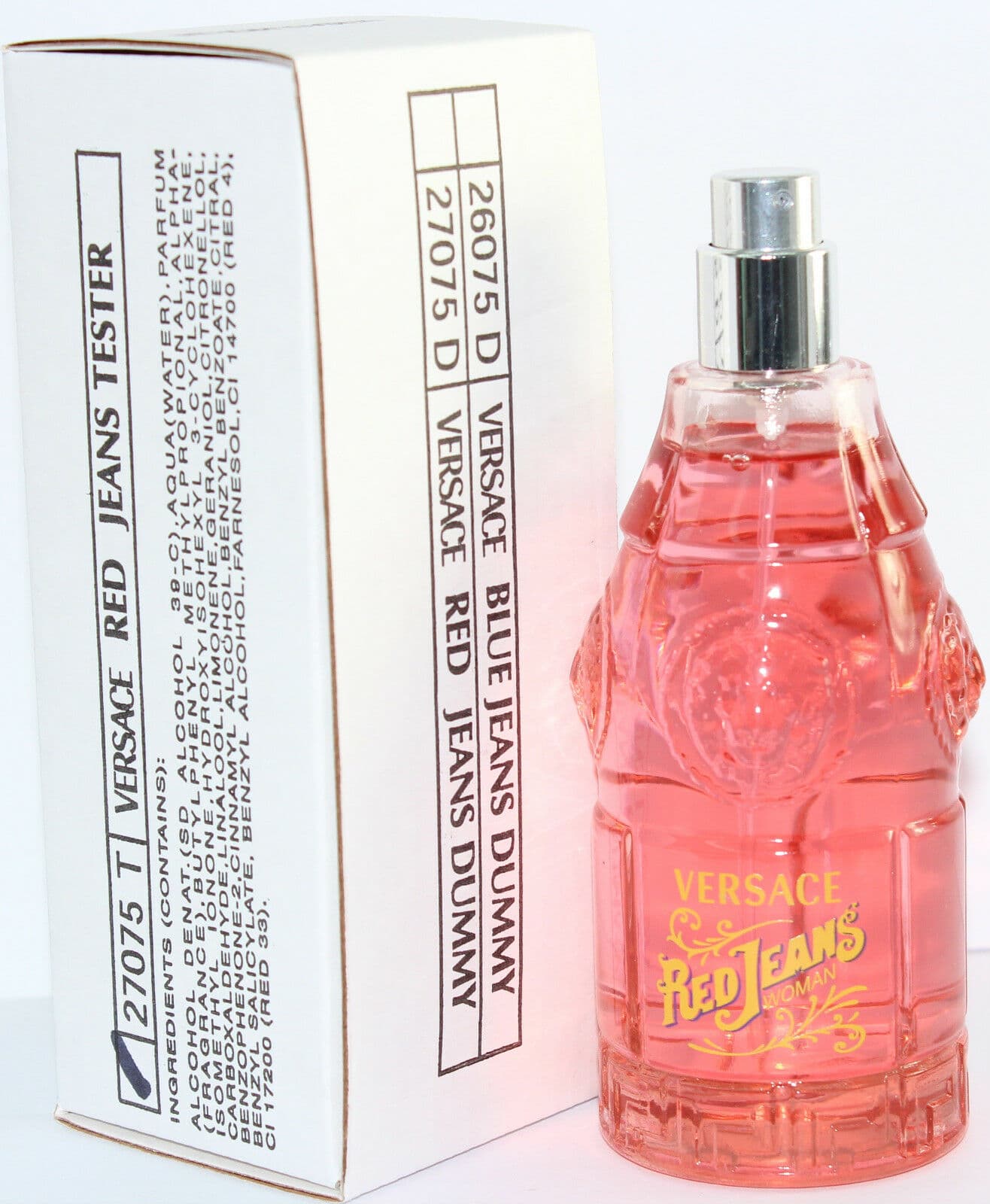 VERSACE RED JEANS 2.5 Oz Tester Box For Women