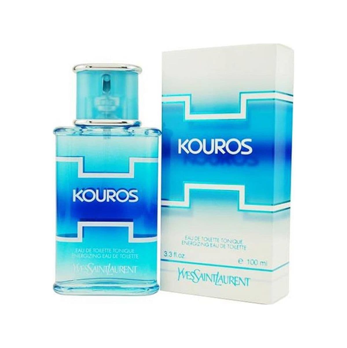 Ysl Kouros Tonique Blue 3.3Oz Eau De Toilette For Men