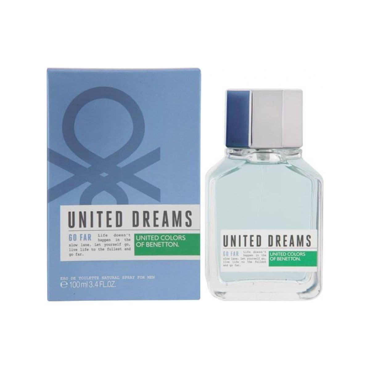Benetton Dream Go Far 3.4Oz Eau De Toilette For Men