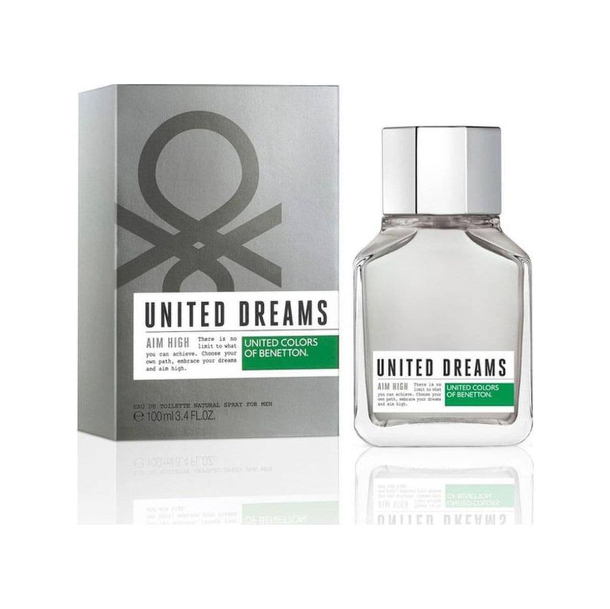 Benetton Dream Aim High 3.4Oz Eau De Toilette For Men