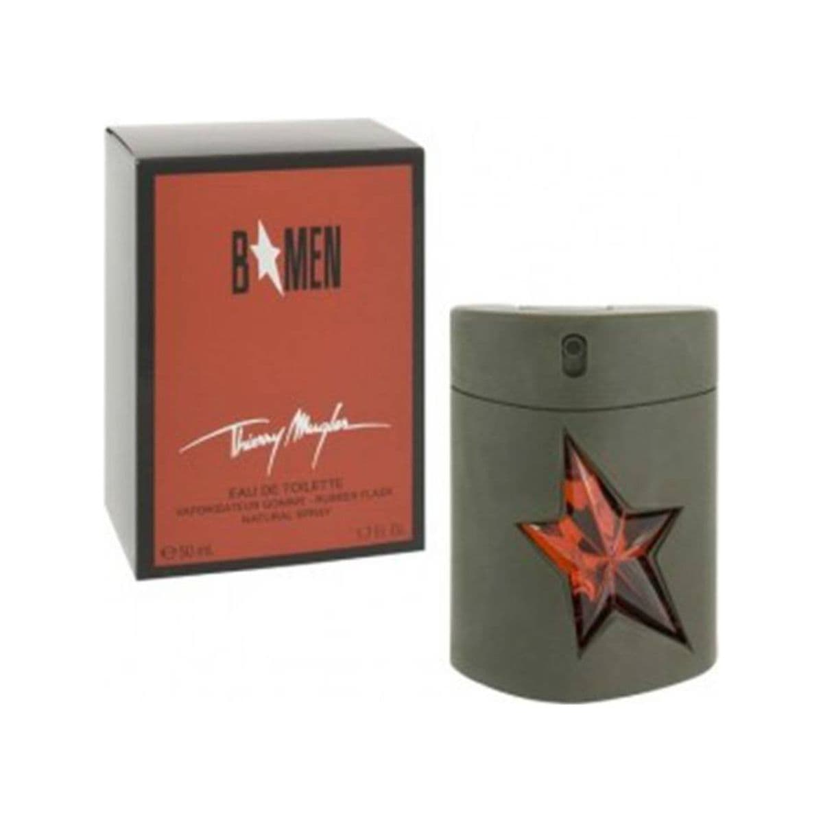 Angel B Men Rubber Bottle 1.7Oz Eau De Toilette For Men