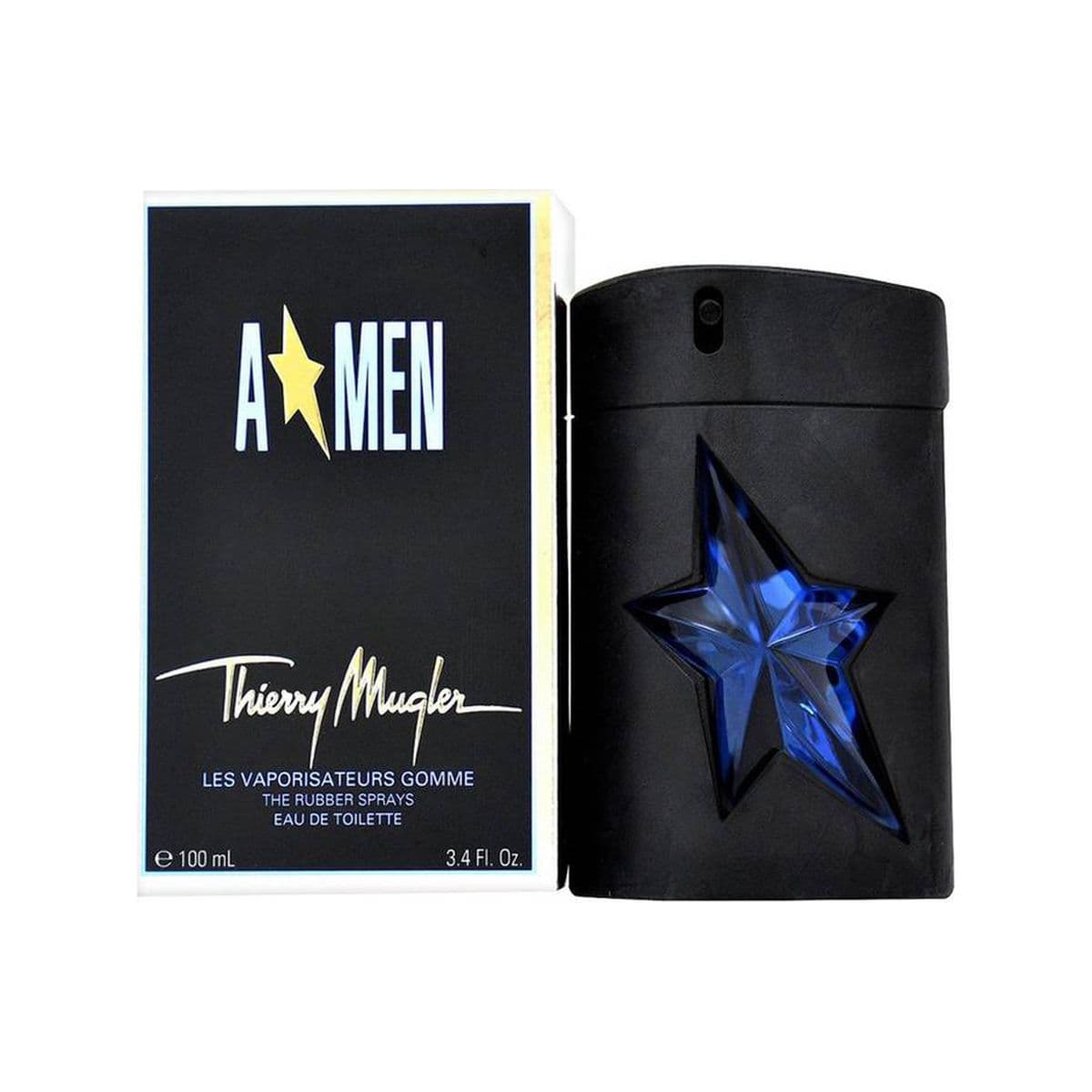 Angel Rubber Flusk 3.4Oz Eau De Toilette For Men