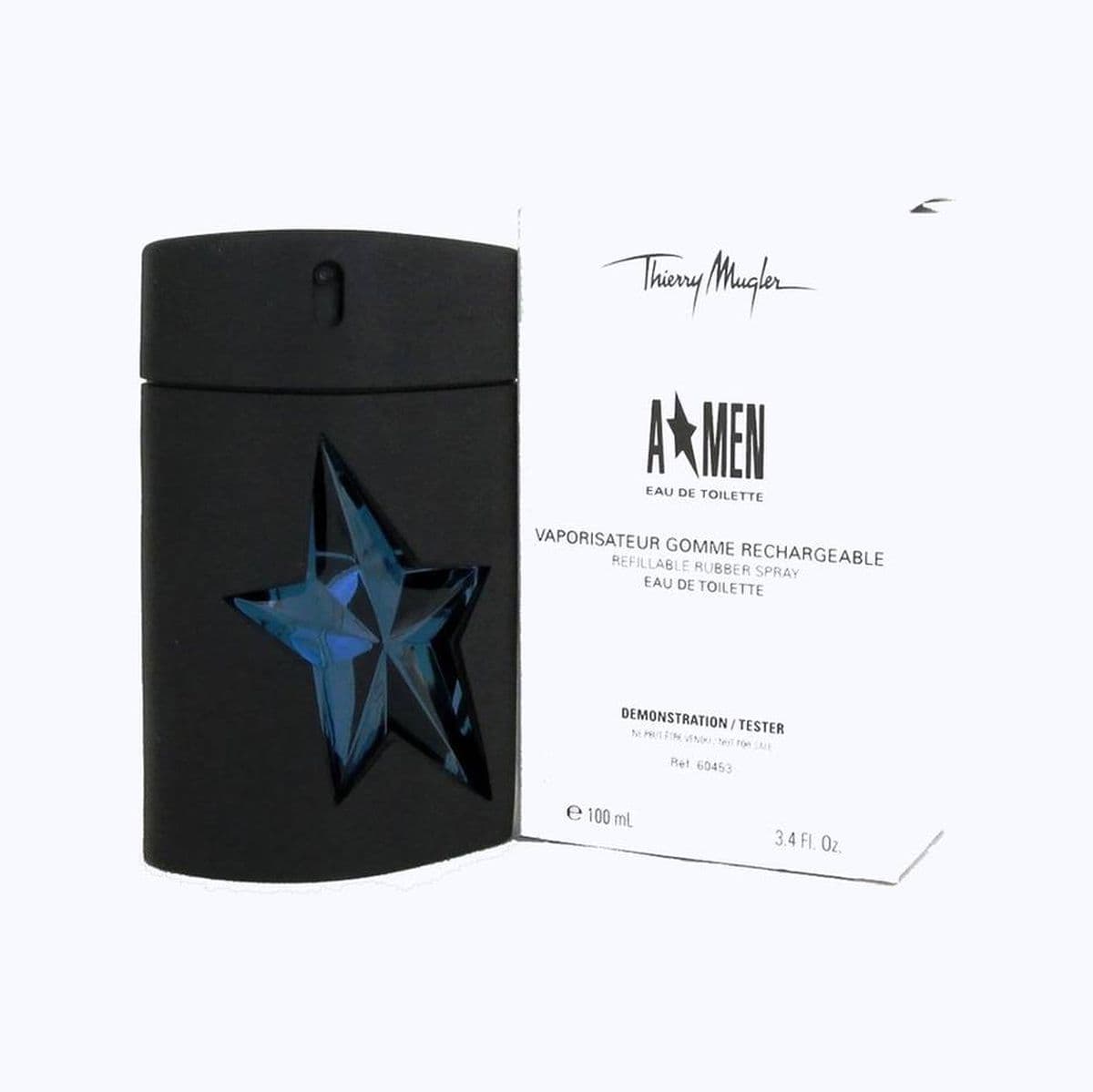 Angel Rubber Rechargable 3.4Oz Tester Eau De Toilette For Men