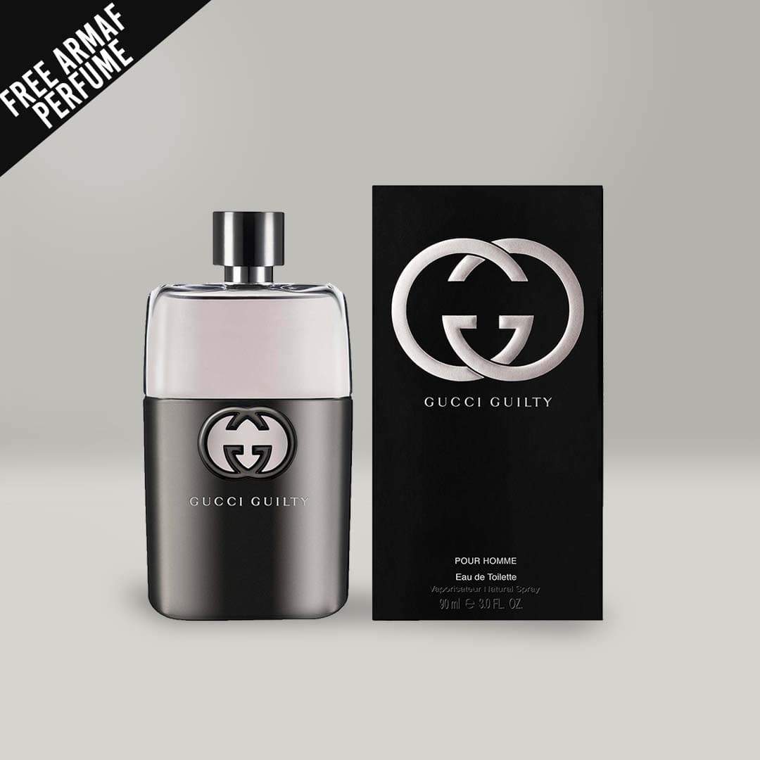GUCCI GUILTY 3.0 Oz  Eau De Toilette Bundle Deal For Men