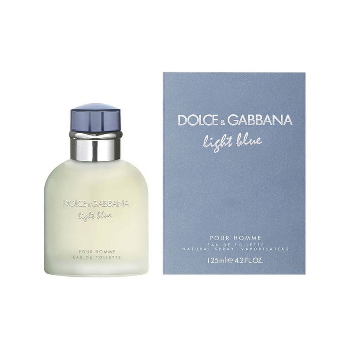 D&G Light Blue 4.2Oz Eau De Toilette 2 Pack For Men