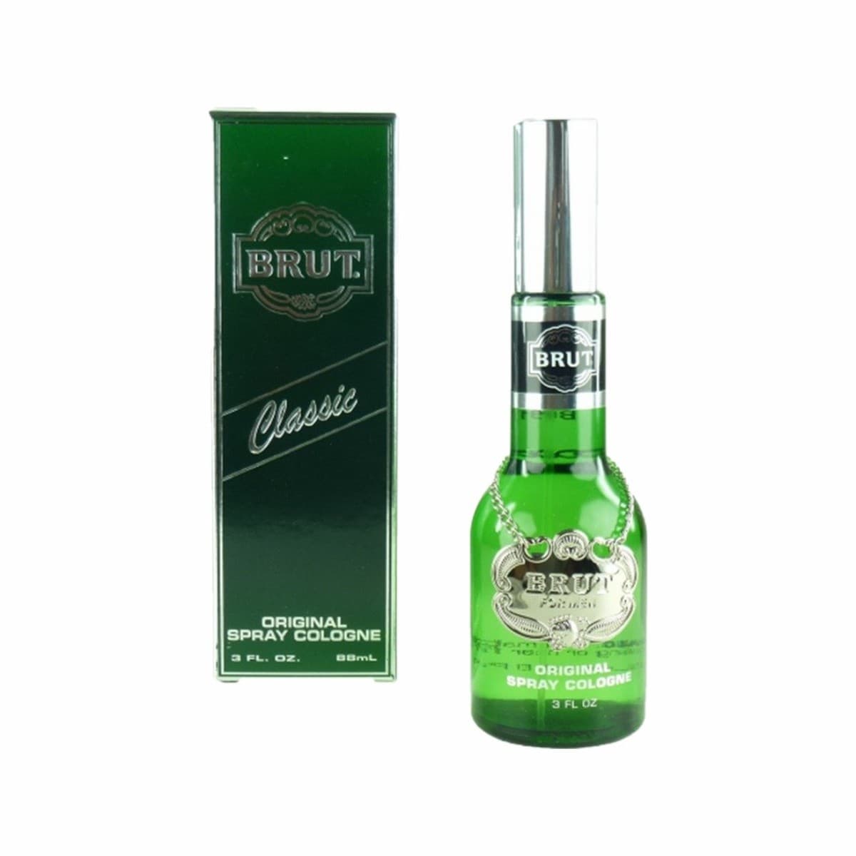 Brut Glass Bottle For Men