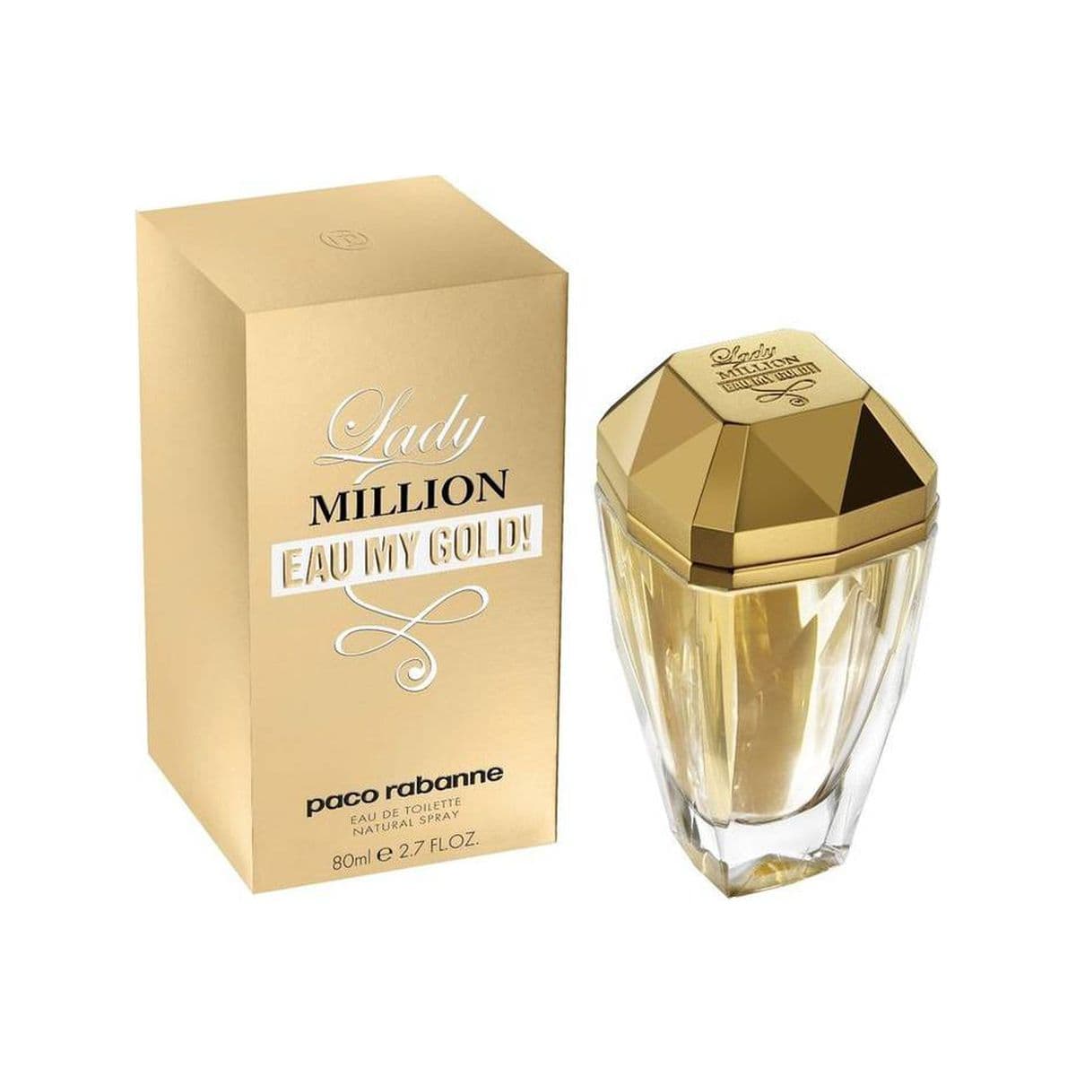 Paco Lady Million My Gold 2.7Oz Eau De Toilette For Women
