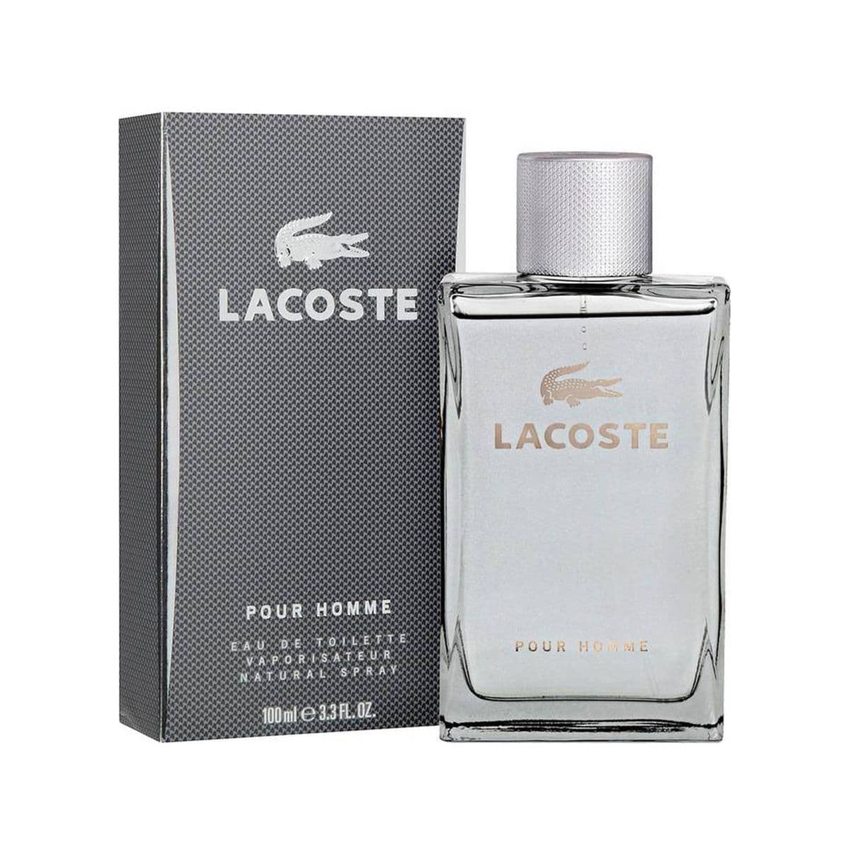 Lacoste Grey 3.4Oz Eau De Toilette For Men