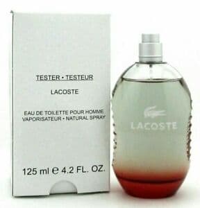 LACOSTE RED 4.2 Oz Eau De Toilette Tester For Men