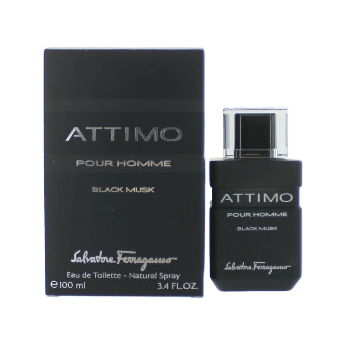 Ferragamo Attimo Musk 3.4Oz Eau De Toilette For Men
